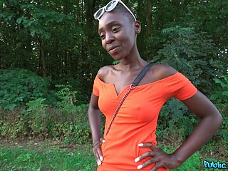 African Ebony liebt großen Schwanz 1 - Öffentlicher Agent
