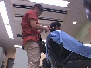Torrid hairdresser Eimi Ishikura gets fervently fucked from underwrite
