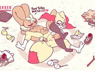 Pokemon Lopunny Dominating Braixen in Wrestling  wits Diives
