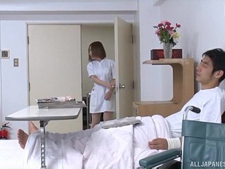 Restless sanatorium porn between a hot Japanese be fond of and a patient