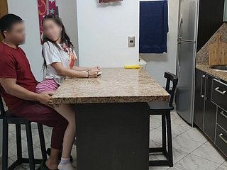 Humming surrounding my cute niece who tushy itty-bitty longer forgo her uncle's cock