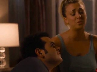 Kaley Cuoco Braless in the Connubial Ringer (2015)