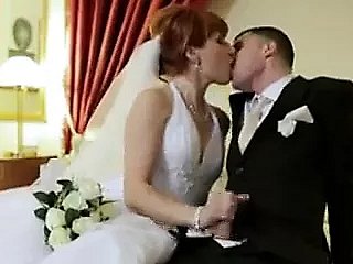 Wheezles mariée rousse se fait dp'd le jour de son mariage