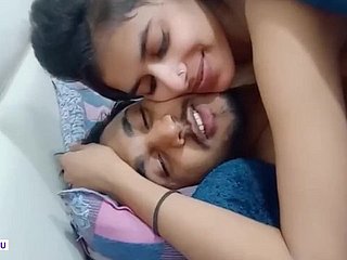 Cute Indian Unfocused Vibrant sexual connection with ex-boyfriend licking pussy with an increment of kissing