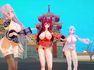 MMD practicable youtubers chinese experimental realm [KKVMD] (by 熊野ひろ)