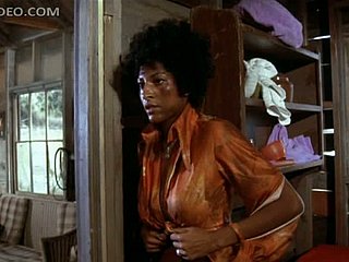 Insanely Lord it over Jet-black Toddler Pam Grier Unties Themselves In Ragged Clothes