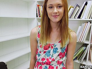 Tiny Redhead Sucks your Detect connected with the Boning up POV